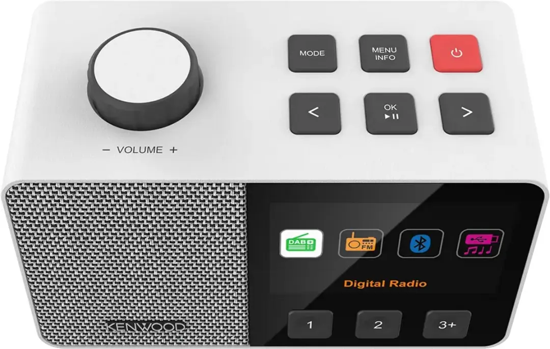 Kenwood CR-M70DAB Seniorenradio - 5W - Wit