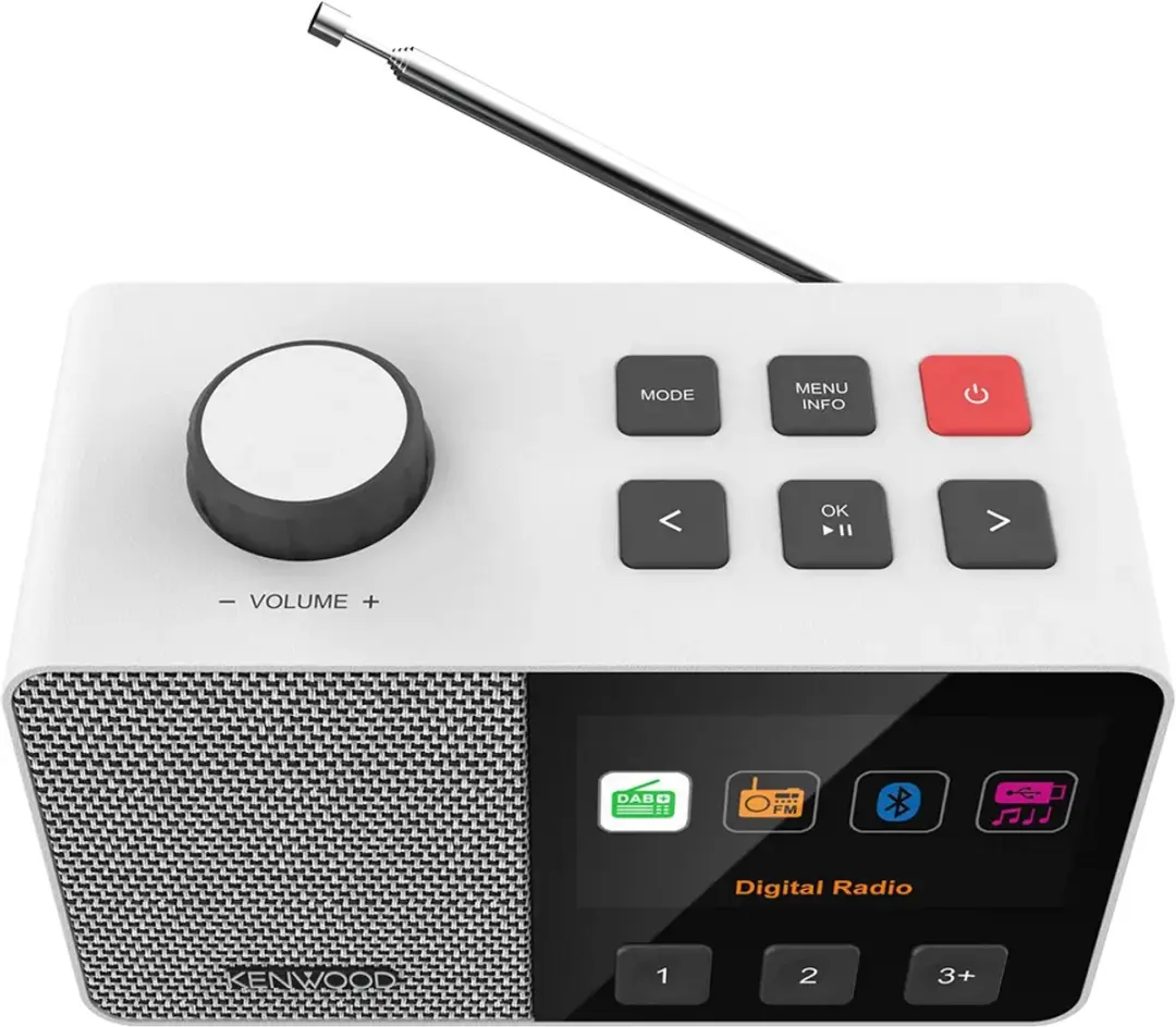 Kenwood CR-M70DAB Seniorenradio - 5W - Wit