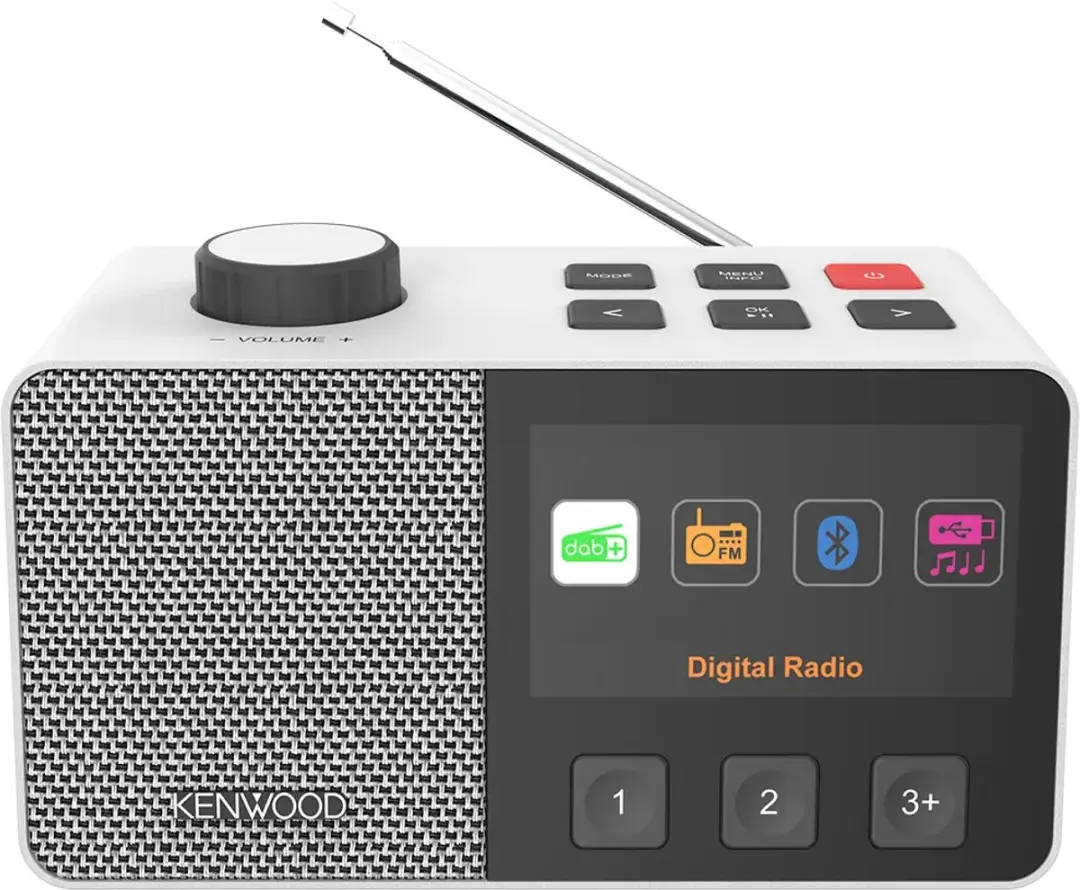 Kenwood CR-M70DAB Seniorenradio - 5W - Wit