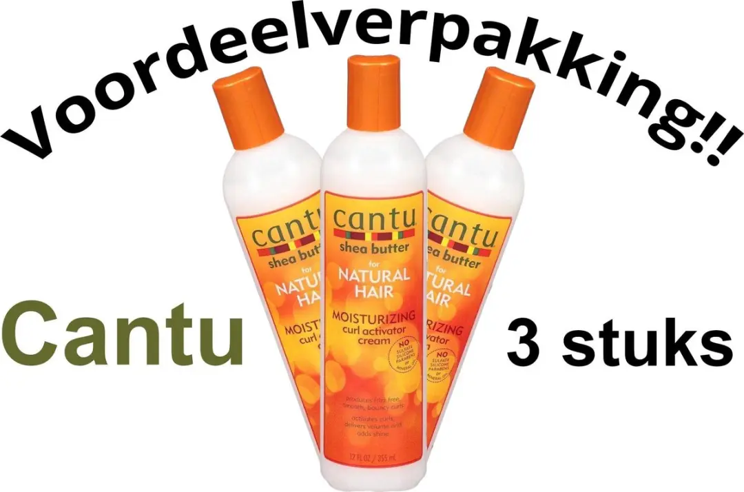 Cantu Curl Activator Haarcreme 355ml - 3 Stuks