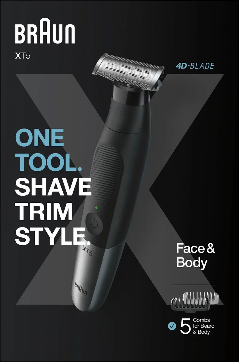 Braun XT5100 Scheerapparaat - Zwart