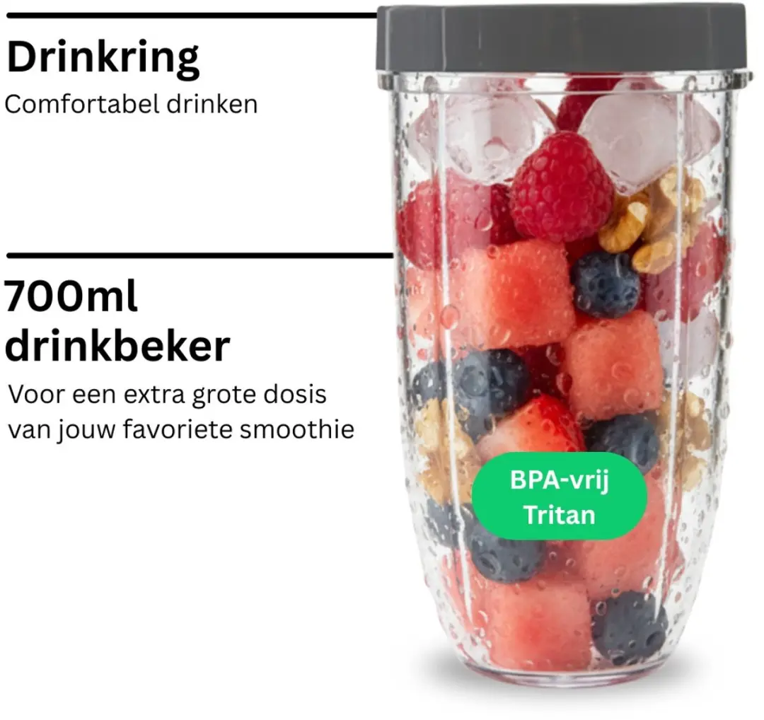 NutriBullet Pro Blender 900W - Champagne