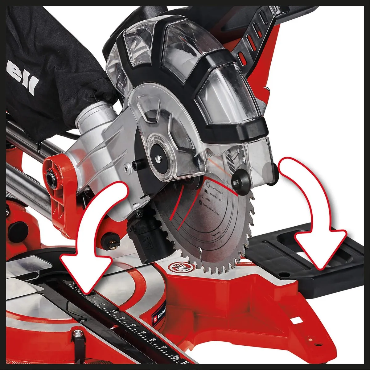 Einhell TC-SM 2131/2 Radiaal Afkort-/Verstekzaag 1800W - Ø210mm - Met Laser