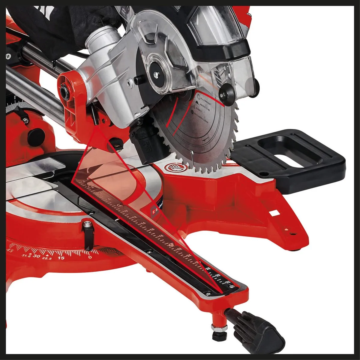 Einhell TC-SM 2131/2 Radiaal Afkort-/Verstekzaag 1800W - Ø210mm - Met Laser