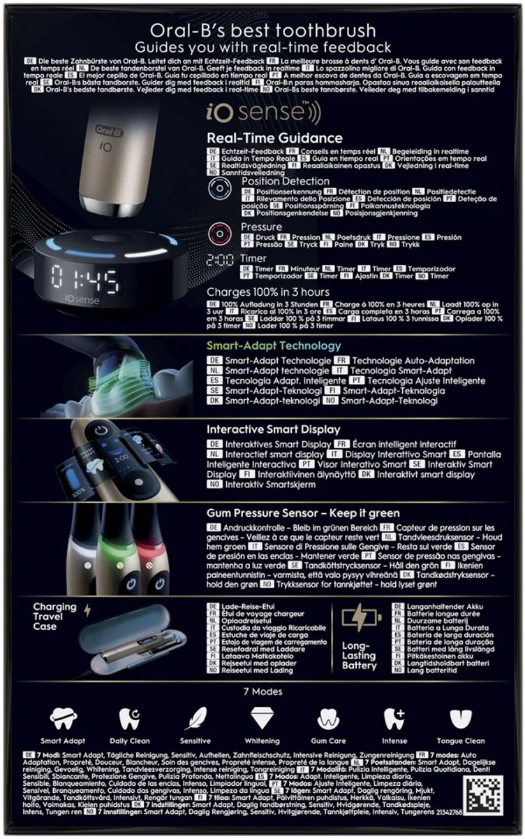 Oral-B iO10 Elektrische Tandenborstel - Goud