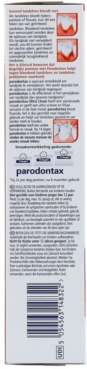 Parodontax Ultra Clean Tandpasta 75ml