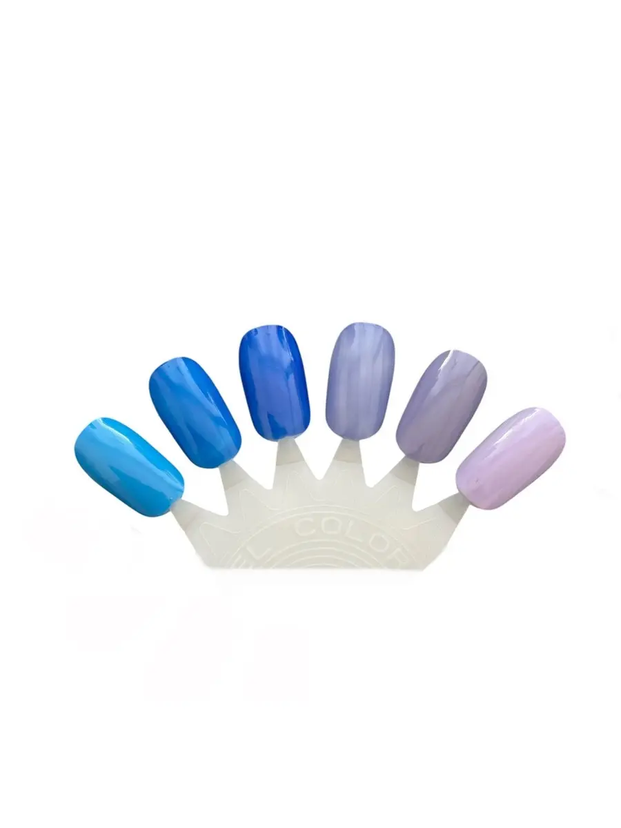 Leticia Well Nagellakset 6x10ml - Gel Effect - Blauw/Lila/Violet