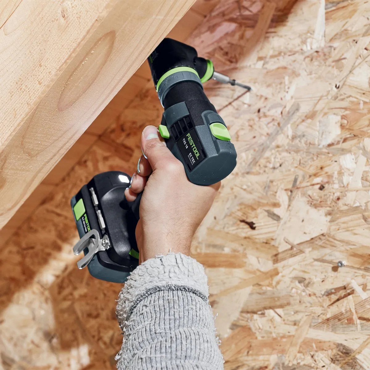 Festool TXS 18 C 3,0-Plus Accu Schroefboormachine 18V - 2x Accu 3,0Ah - afbeelding 6 van 6