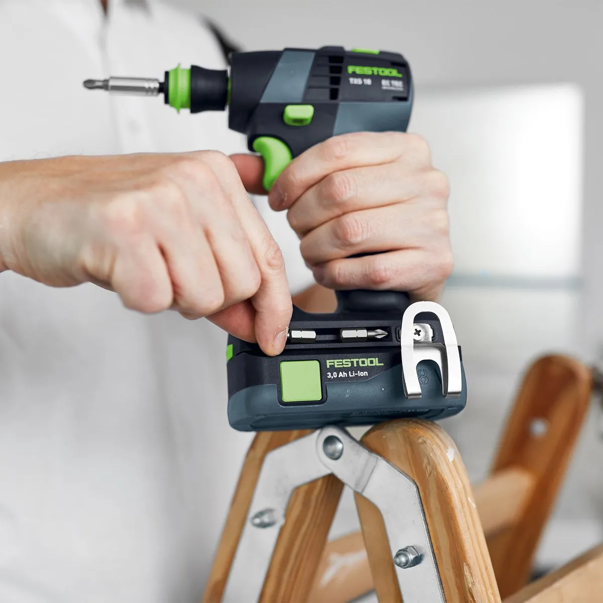 Festool TXS 18 C 3,0-Plus Accu Schroefboormachine 18V - 2x Accu 3,0Ah