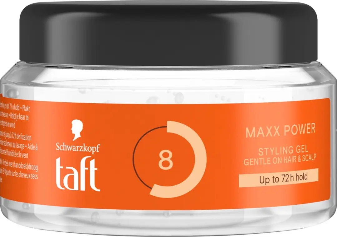 Taft Maxx Power Styling Gel - 6x250ml