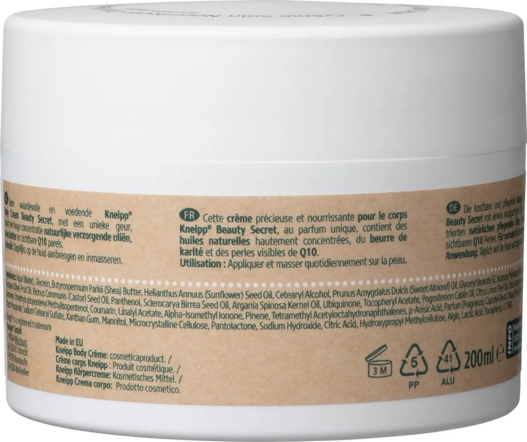 Kneipp Beauty Secret Bodycrème Q10 Parels 200ml