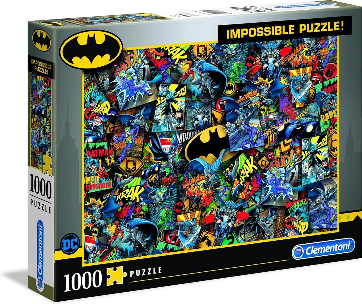 Clementoni Impossible Batman Puzzel 1000 Stukjes