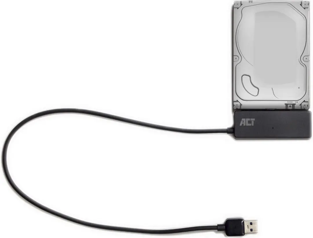 ACT AC1515 SATA naar USB 3.0 Adapter - 5Gbps - Zwart