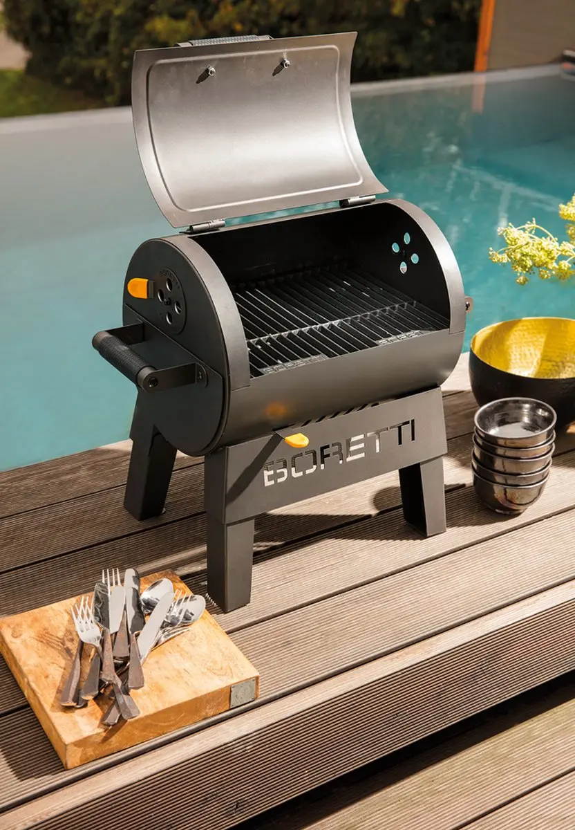 Boretti Terzo BBQ Hoes - 57x39x52cm - Grijs
