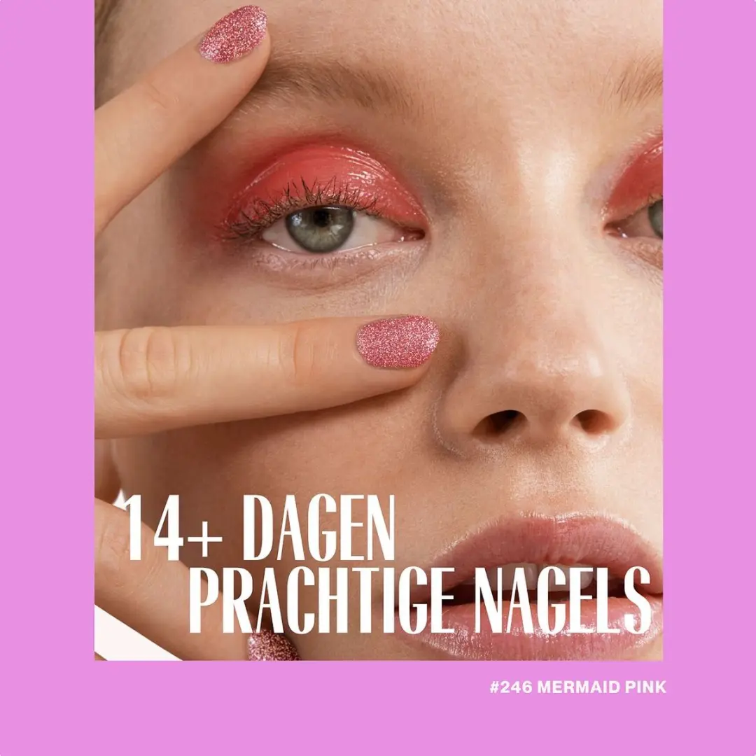 Pink Gellac Glanzende Roze Gellak 15ml - Mermaid Pink