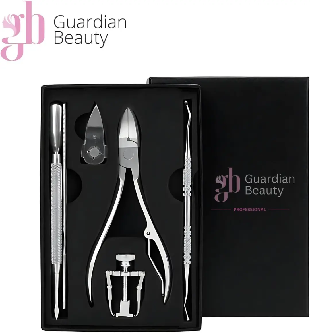 Guardian Beauty Pedicure Verzorgingsset 7-delig - Zwart