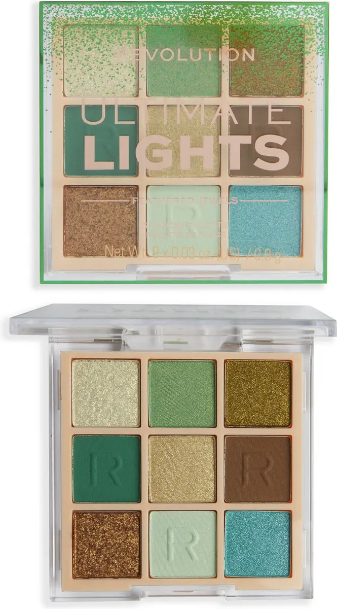 Makeup Revolution Ultimate Lights Palette Feathered Jewels - 8.1g