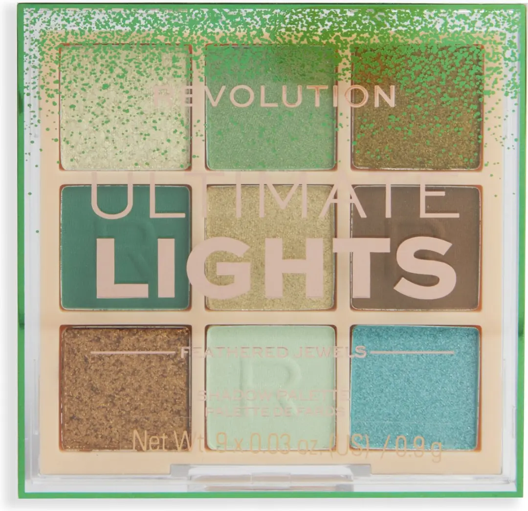 Makeup Revolution Ultimate Lights Palette Feathered Jewels - 8.1g