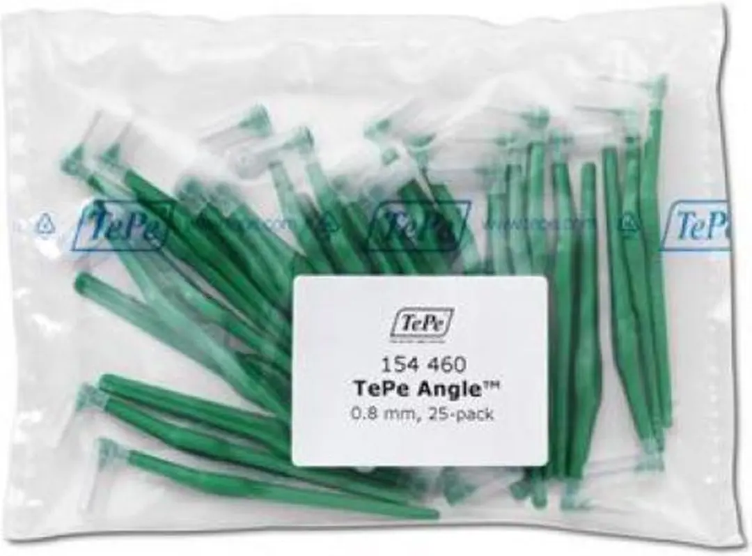 TePe Angle Interdentale Ragers Groen 0,8mm - 25 Stuks