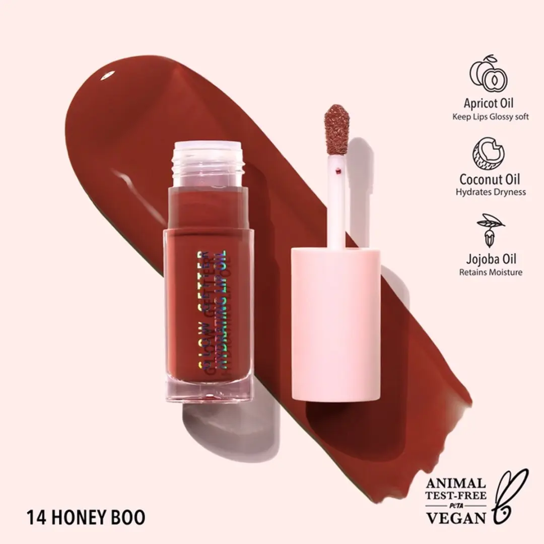 Moira Glow Getter Lip Oil 14 Honey Boo - 4.6ml