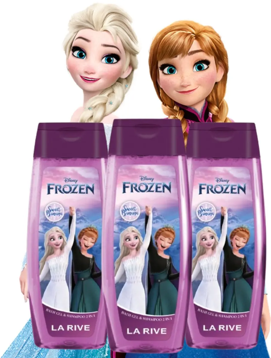 La Rive Disney Frozen Shampoo & Douchegel - 3x250ml
