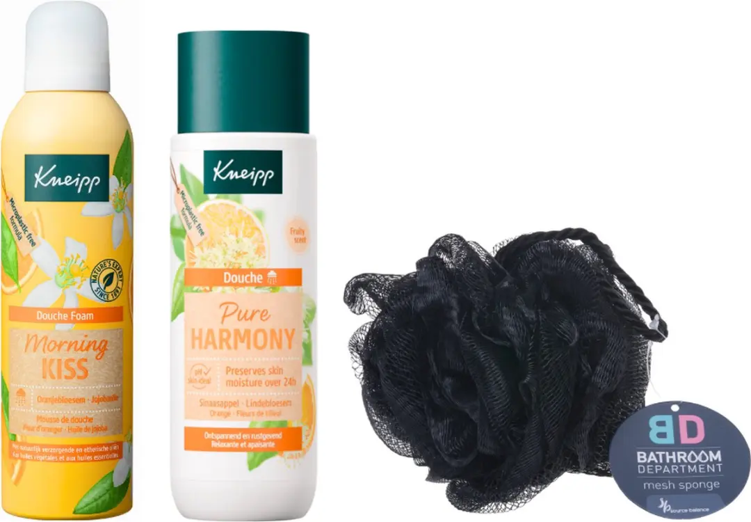Kneipp Cadeauset Morning Kiss Douchegel & Spons