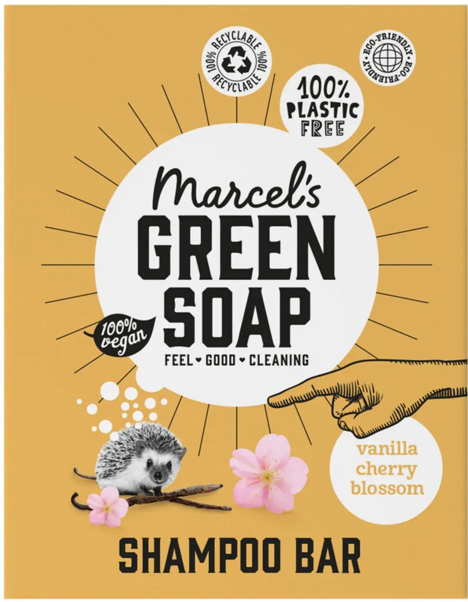 Marcel's Green Soap Shampoobar Vanilla & Cherry Blossom