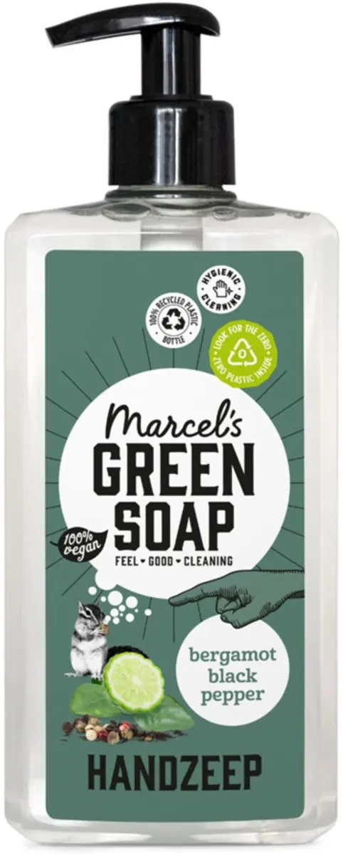 Marcel's Green Soap Handzeep Bergamot & Black Pepper 500ml