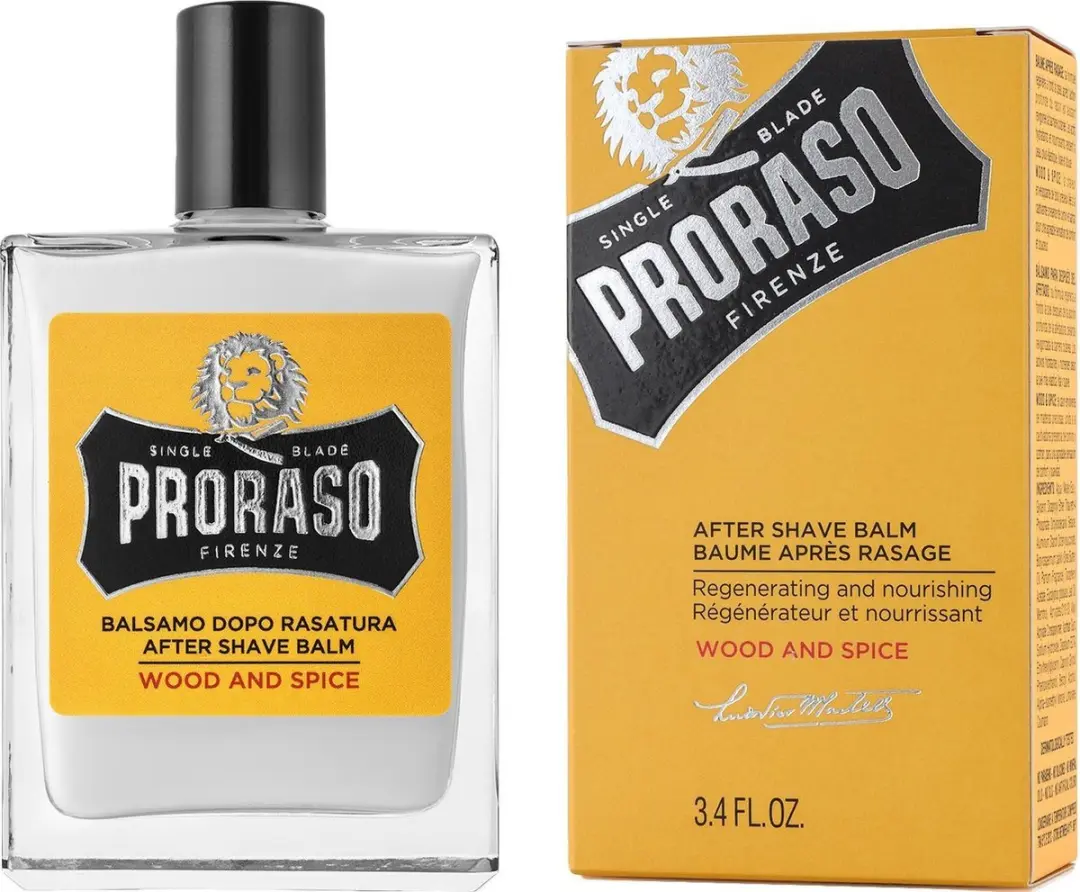 Proraso Wood and Spice Aftershave Balm 100ml - afbeelding 6 van 6