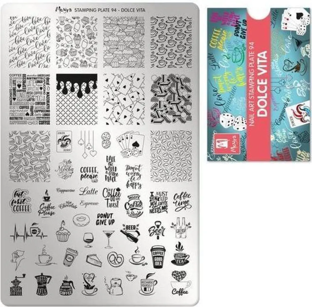 Moyra Stamping Plate 94 Dolce Vita