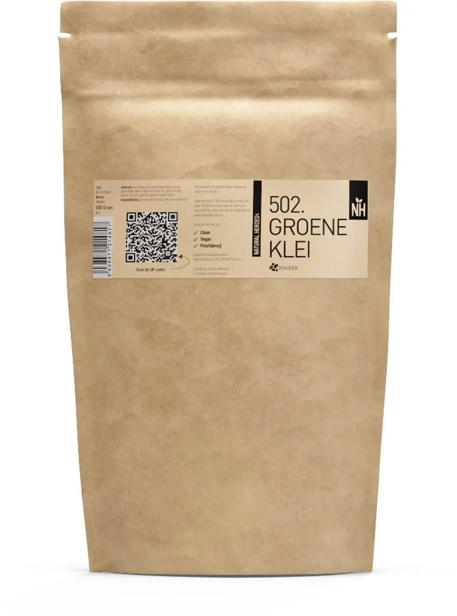 Natural Heroes Franse Groene Klei Poeder 500g