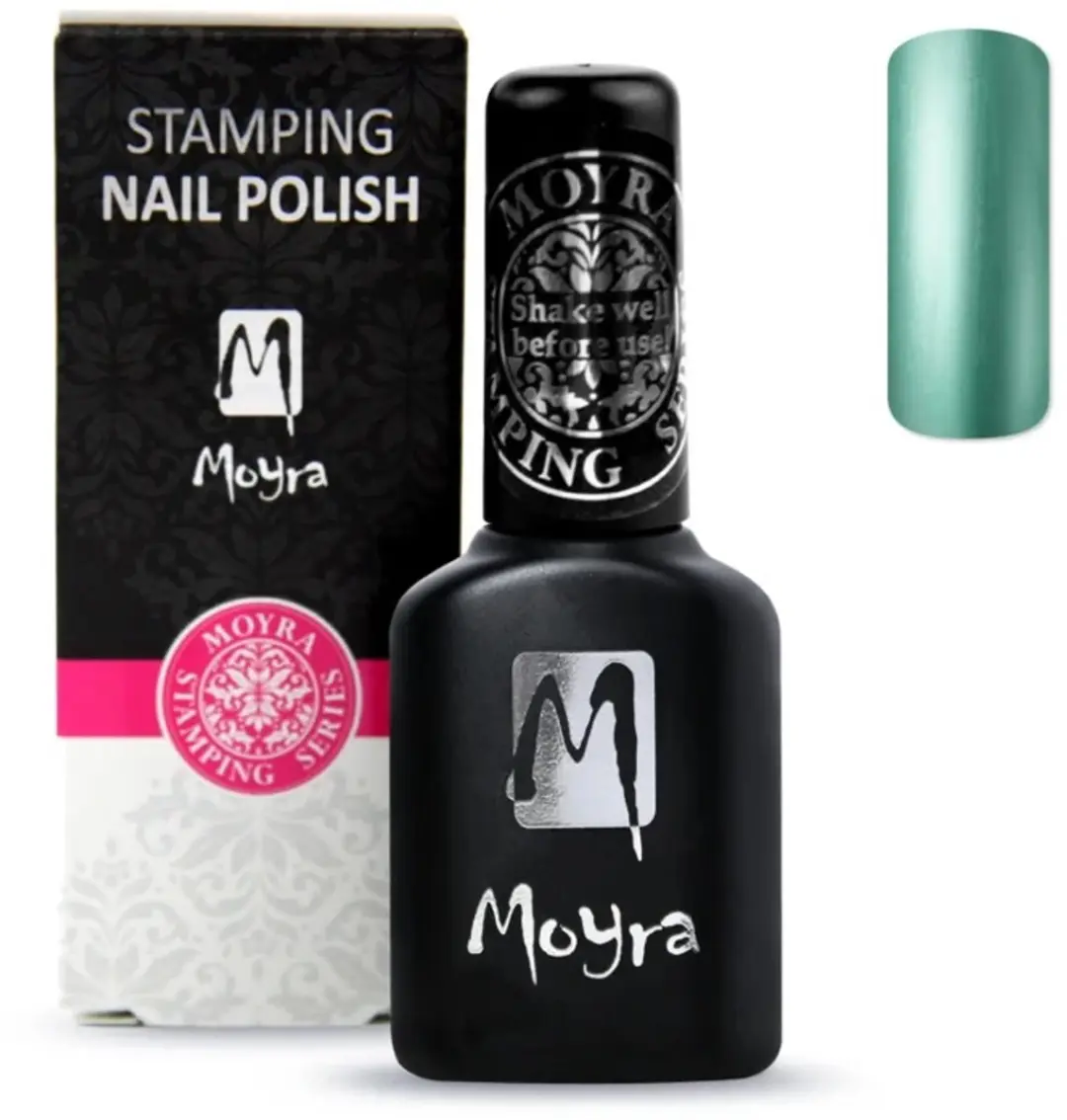 Moyra Smart Stamping Nagellak SPS 17 Metallic Groen 12ml