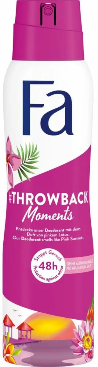 Fa Deodorant Throwback Moments 150ml