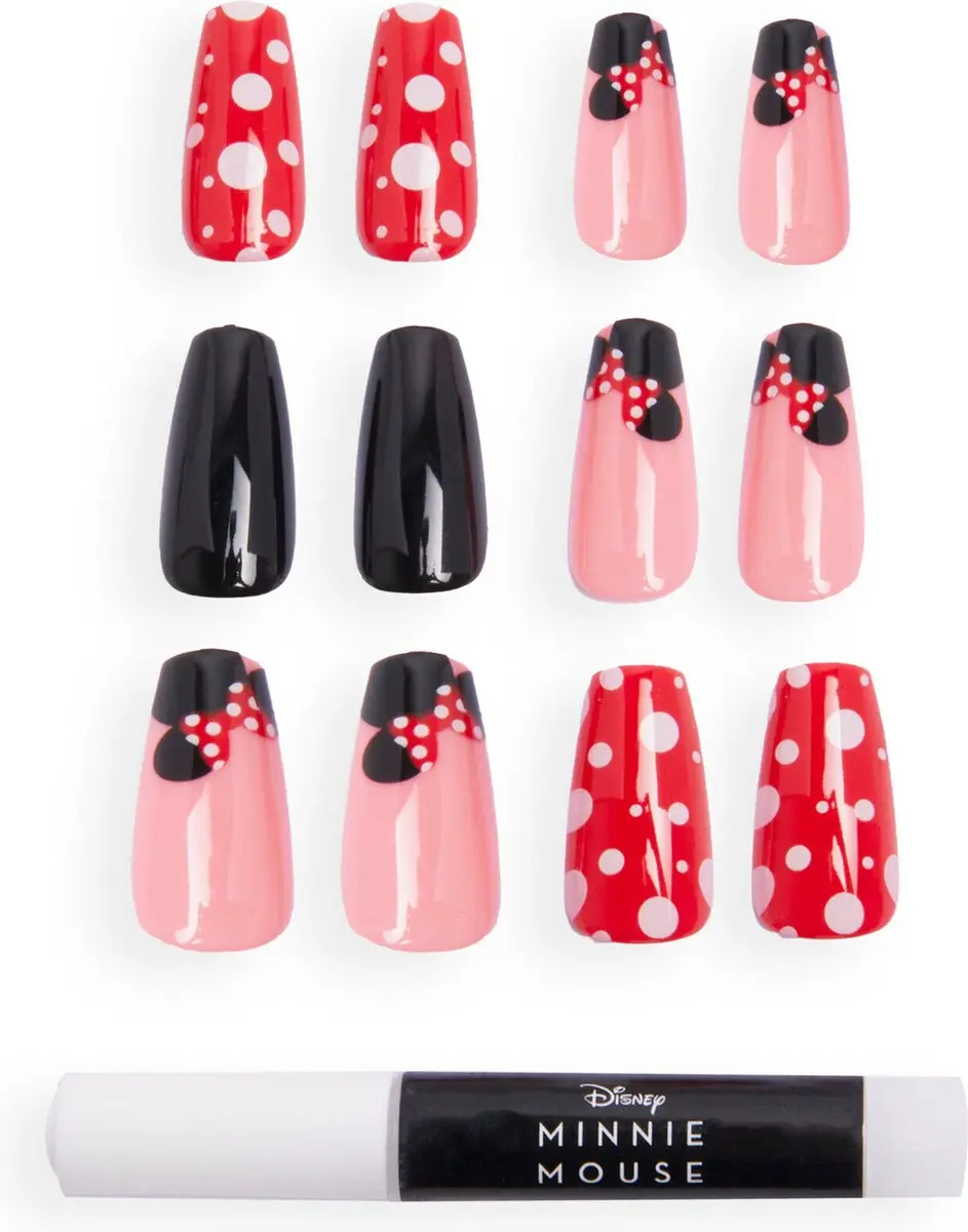 Makeup Revolution x Disney Minnie Mouse Nepnagels - 24 Stuks