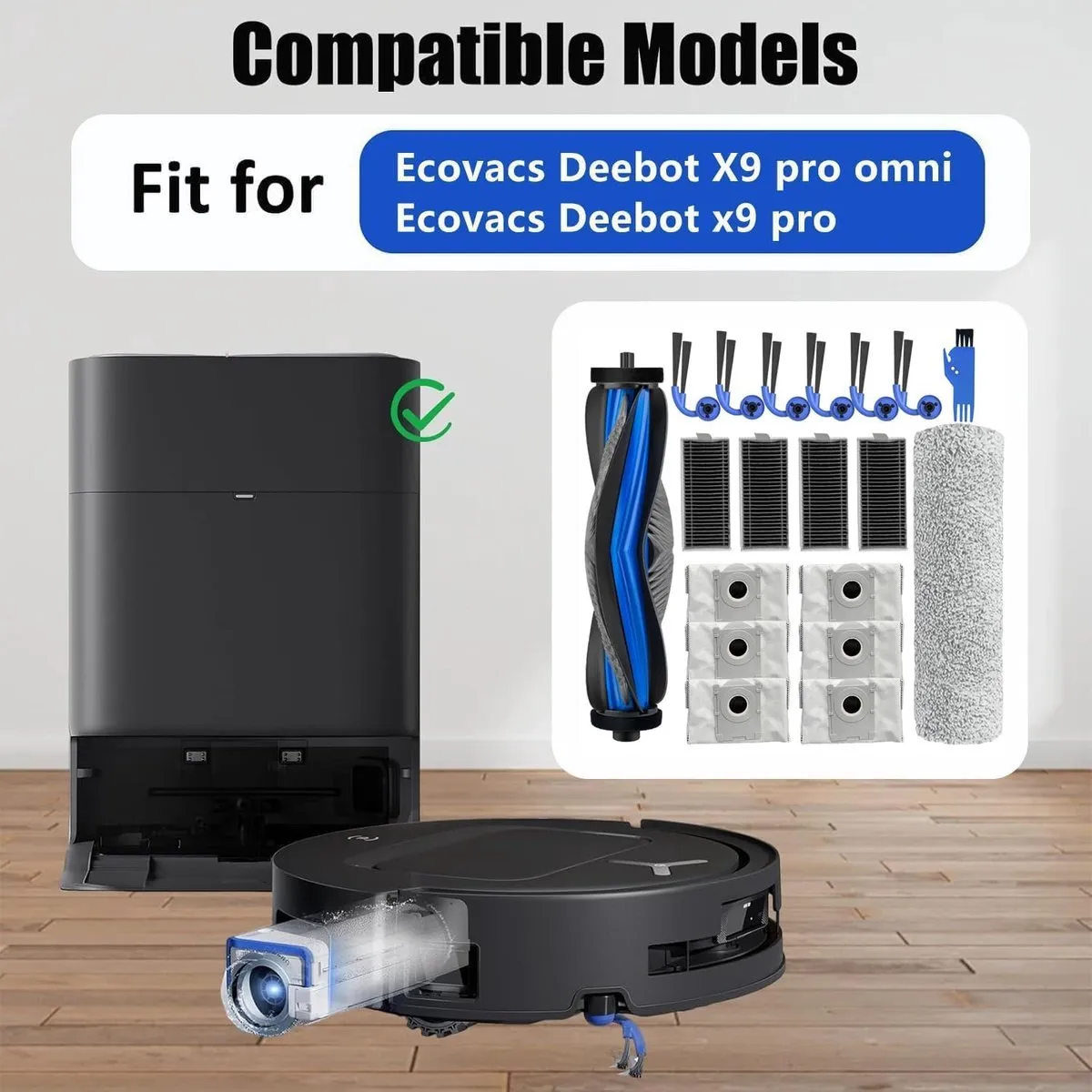 Ecovacs Deebot X9 Pro Accessoireset - 18 Stuks