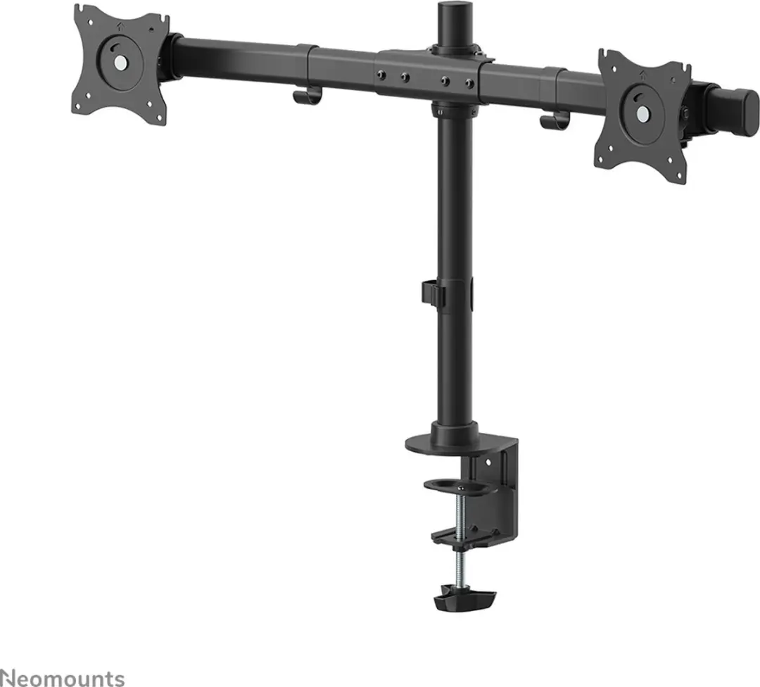 Neomounts FPMA-DCB100DBLACK Monitorarm 2x 10-27" - 10kg/scherm - Zwart