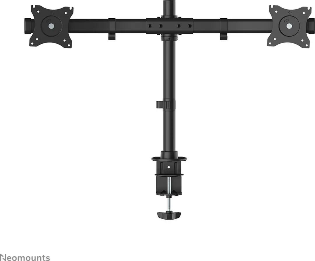 Neomounts FPMA-DCB100DBLACK Monitorarm 2x 10-27" - 10kg/scherm - Zwart