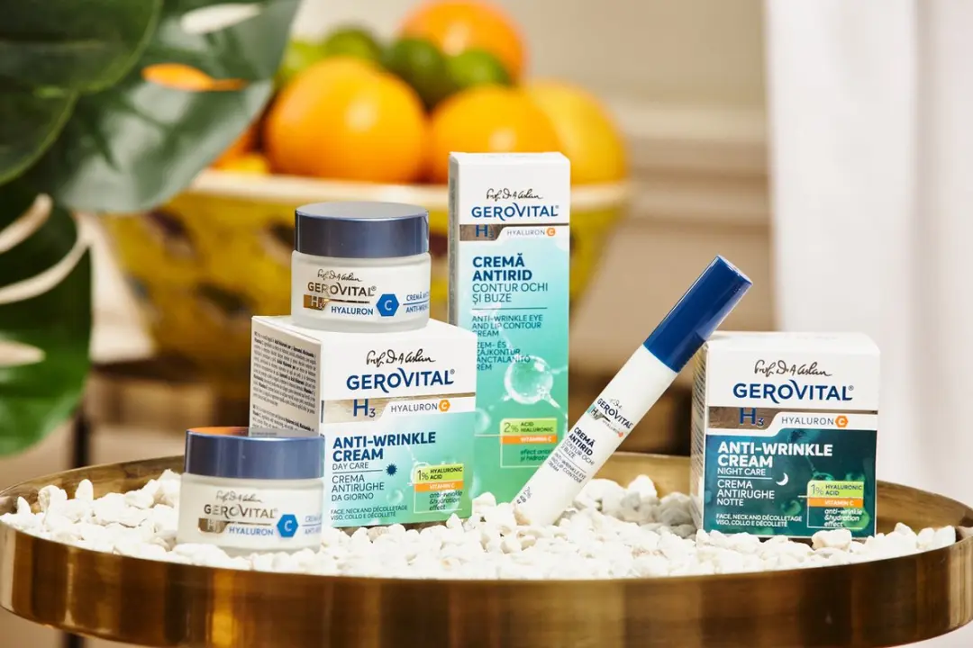 Gerovital Anti-Rimpel Nachtcreme 50ml - Hyaluronzuur & Vitamine C