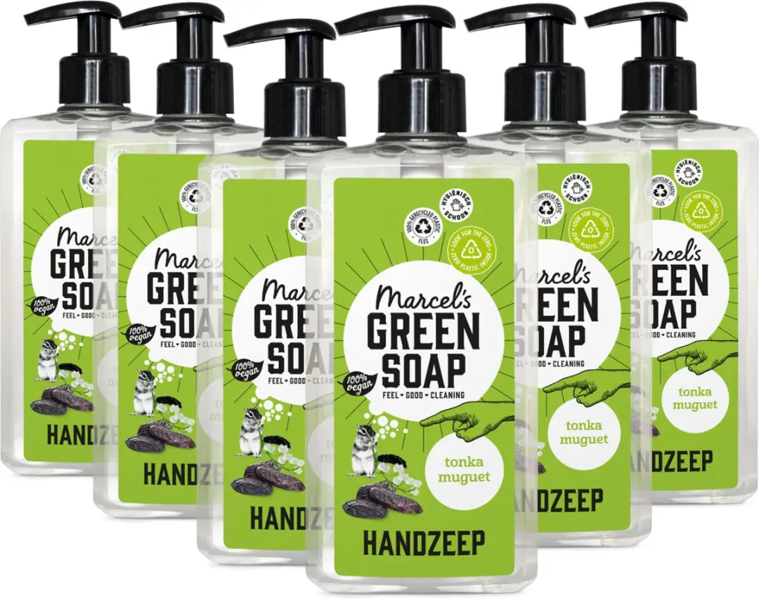 Marcel's Green Soap Handzeep Tonka & Muguet 6x500ml