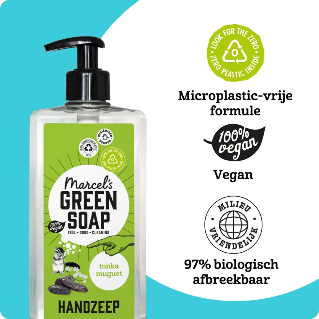 Marcel's Green Soap Handzeep Tonka & Muguet 6x500ml