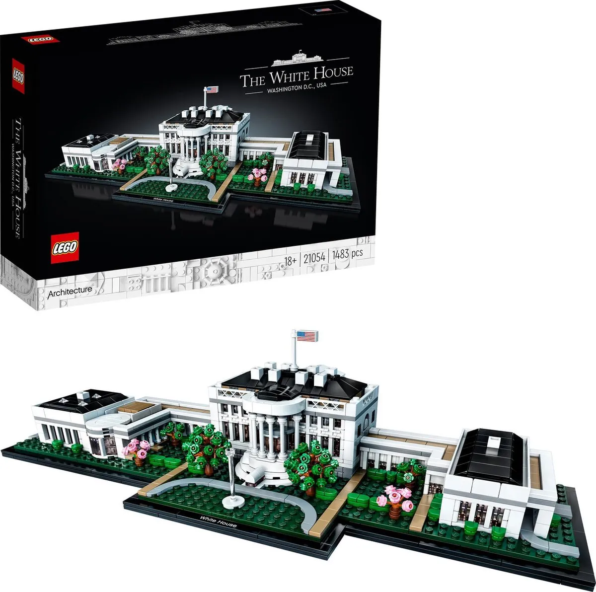 LEGO Architecture Het Witte Huis 21054 - Meerkleurig - afbeelding 6 van 6