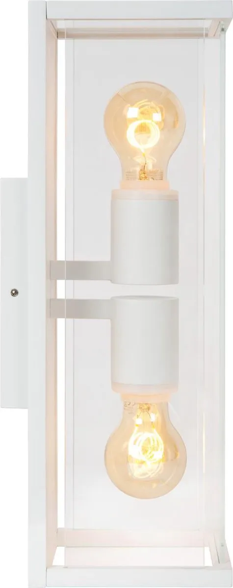 Lucide Claire Wandlamp 2xE27 IP54 - Wit