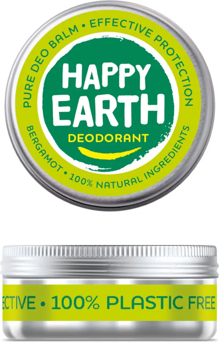 Happy Earth Deodorant Balm Bergamot 45g
