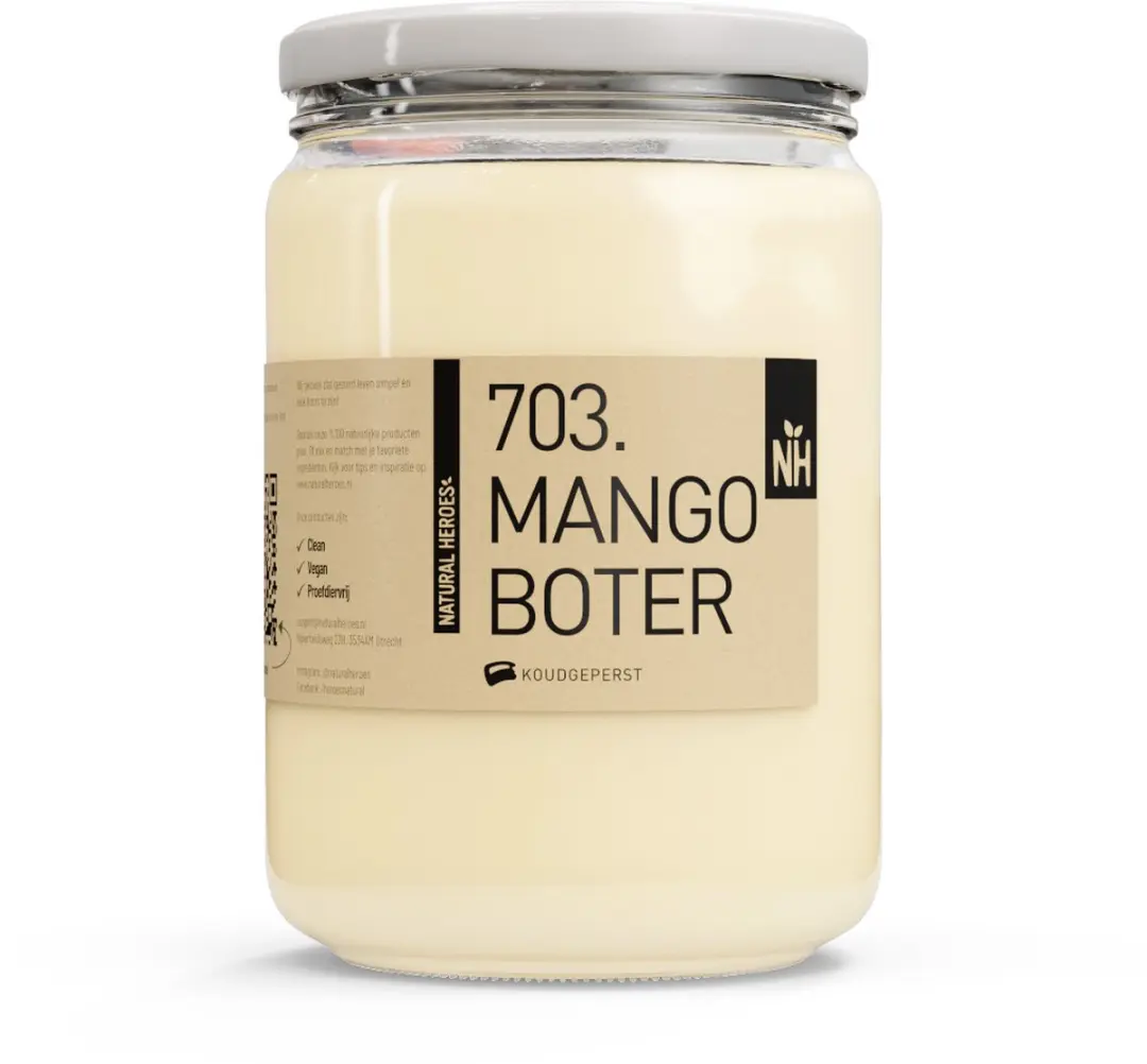 Natural Heroes Mango Boter 500ml - Koudgeperst & Geraffineerd