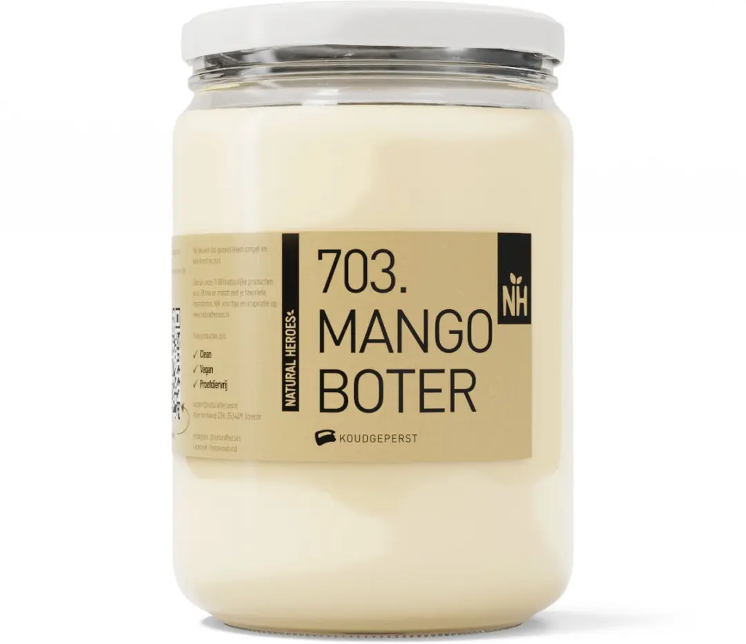 Natural Heroes Mango Boter 500ml - Koudgeperst & Geraffineerd