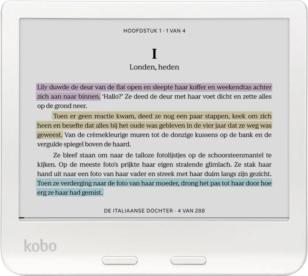 Kobo Libra Colour E-reader 7 inch - 32GB - Wit