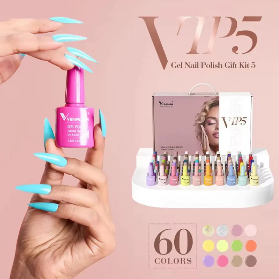 Venalisa VIP5 XL Gellak Set - 66 Stuks - 7.5ml - VIP5 Multi