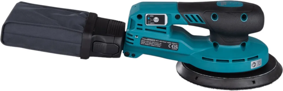 Makita BO002CGM201 Accuschuurmachine 150mm - 2x 4.0Ah + lader