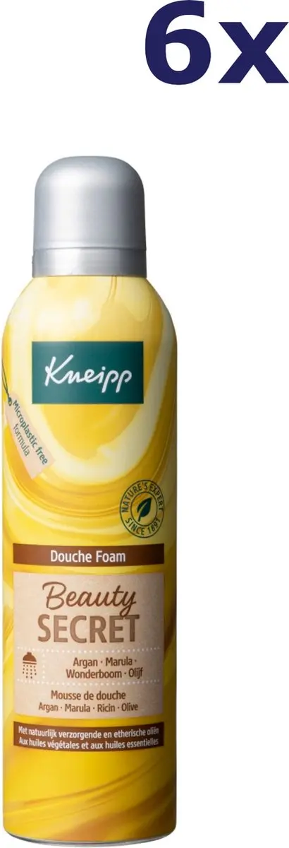 Kneipp Beauty Secret Douche Foam 200ml - 6 Stuks