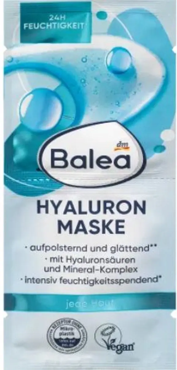 Balea Gezichtsmasker Hyaluronzuur 16ml